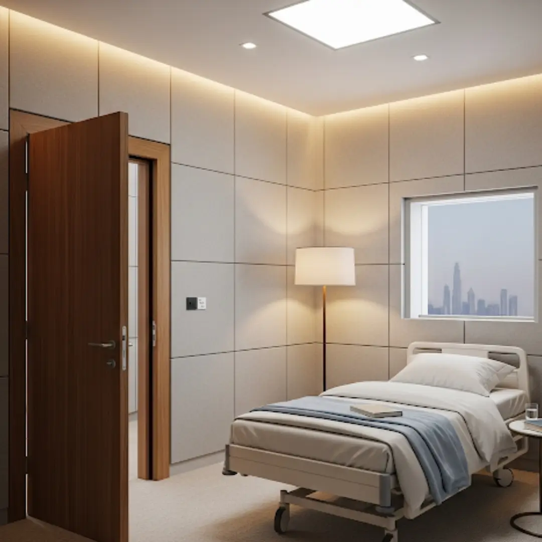 Healthcare soundproofing in Dubai