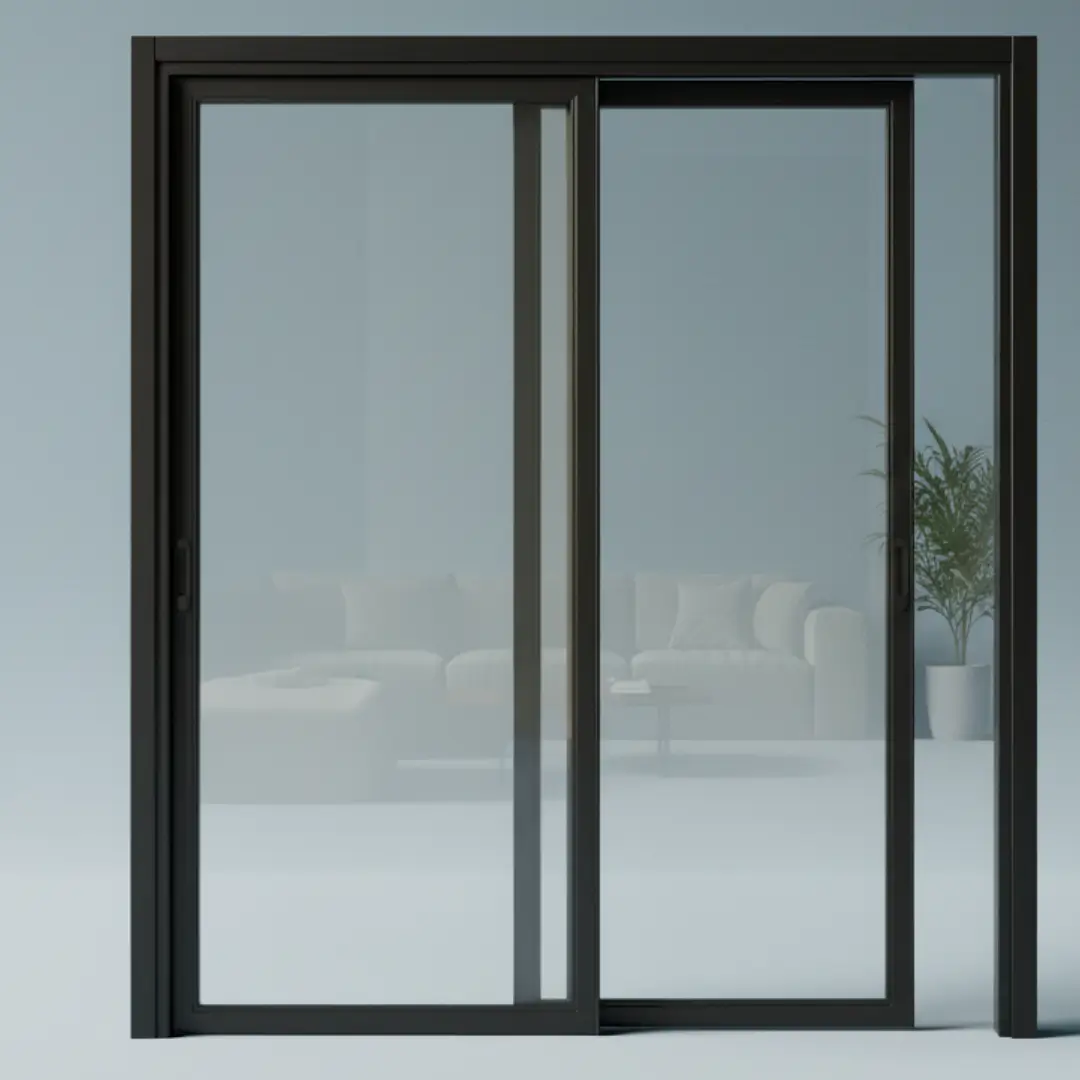 Soundproof glass door