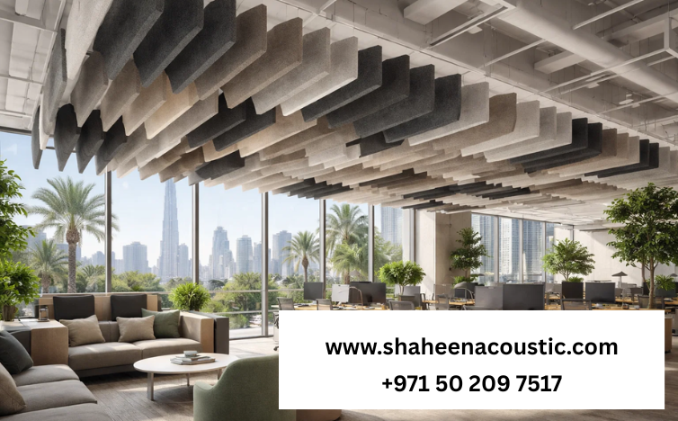 Acoustic Ceiling Baffles for Productive Dubai Offices