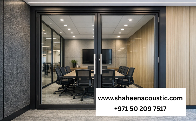 Soundproof Glass Doors for Office Privacy in Dubai
