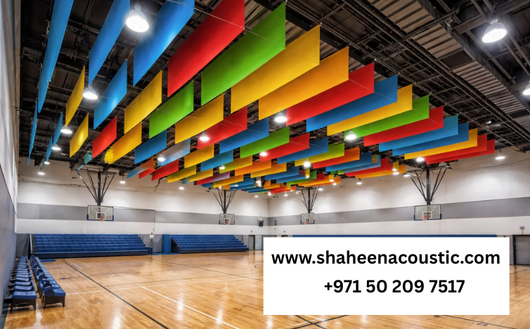 Acoustic Ceiling Baffles for Dubai Sports Facilities