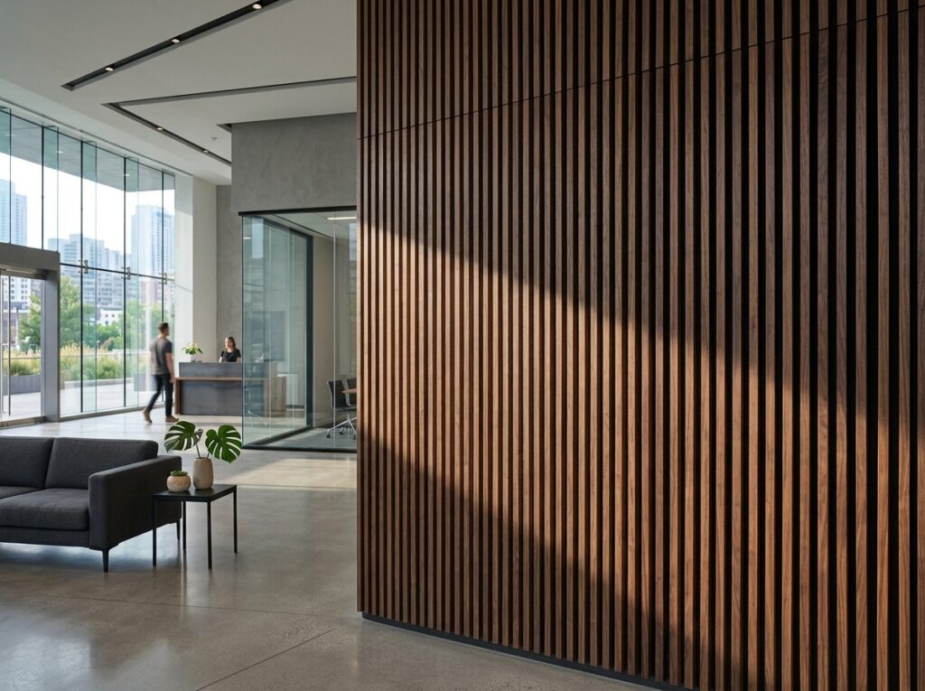 Acoustic Wood Slatted Panels in Gaborone, Botswana: Combining ...